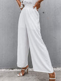 Women’s Solid Color Loose Elegant Casual Simple Pants