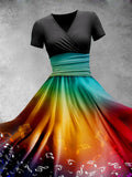 Rainbow Note Dress