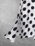 Women's Summer Polka Dot Art Design Maxi Dress