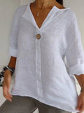 Women’s Casual Cotton Linen Shirt