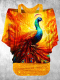 Women's   Animal   Peacock  T-shirt