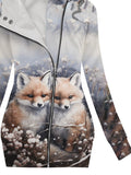 Women's Winter Christmas Fox Casual Sweatshirt