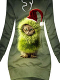 Women's Christmas Cat Casual Sweatshirt