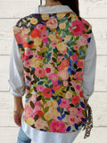 Women’s Retro Floral Versatile Knitted Vest