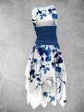 Women's Floral Art Print Art Dress