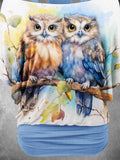 Women's Owl Two Piece Suit Top