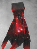 Women’s Artistic Light Effect Design Dress