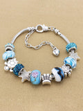 Vacation Style Fashion Turtle Starfish Big Hole Beaded Bracelet