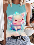 Cute  Pig   Tank Top