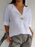 Women’s Casual Cotton Linen Shirt