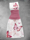 Women's Butterfly Art Design Maxi Dress