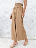 Women’s Solid Color Loose Elegant Casual Simple Pants