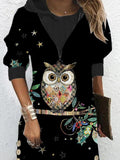 Women's Owl Maxi Dress