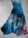 Ladies Starry Sky Dots Dress