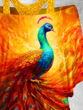 Women's   Animal   Peacock  T-shirt