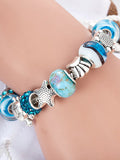 Vacation Style Fashion Turtle Starfish Big Hole Beaded Bracelet