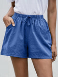 Women’s Linen Casual Summer Shorts Blue / S