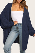 Casual Solid Pocket V Neck Tops Sweater(10 Colors)