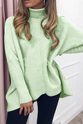 Casual Patchwork Basic Turtleneck Sweaters(14 Colors)