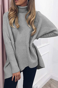 Casual Patchwork Basic Turtleneck Sweaters(14 Colors)