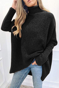 Casual Patchwork Basic Turtleneck Sweaters(14 Colors)