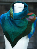 Retro Soft Leaved Pattern Scarf