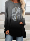 Sequins Long Sleeves Sweatshirt