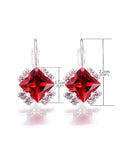 Christmas Simple Rhinestone Gem Alloy Earrings