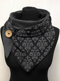 Casual Ethnic Print Triangle Scarf Autumn Winter Warm Scarf