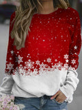 Christmas Crew Neck Casual Loosen Sweatshirts