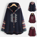 Women Christmas Style Long Sleeve Hoodie Sweater Coat - Buy2 Free Shipping