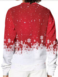 Christmas Crew Neck Casual Loosen Sweatshirts