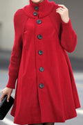 Oversized High Neck Bucket Coat