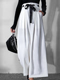 Paperbag High Waist Baggy Wide Leg Casual Pant