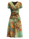 Women's Butterfly Art Printed Dress