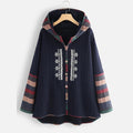 Women Christmas Style Long Sleeve Hoodie Sweater Coat - Buy2 Free Shipping