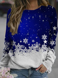 Christmas Crew Neck Casual Loosen Sweatshirts