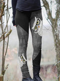 Farbblock Lässig Leggings