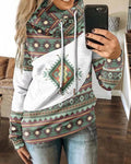 Loose Hoodie Ethnic Sweatshirts