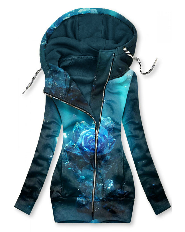 Women's Casual Zip Hoodie-1028-05