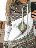 Loose Hoodie Ethnic Sweatshirts