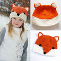 Baby Mädchen Winter warme Beanie Mütze Mütze neue niedliche Fuchs schöne Schädel gestrickte Mütze Kleinkind Kinder Mütze stricken Häkelmützen