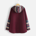 Women Christmas Style Long Sleeve Hoodie Sweater Coat - Buy2 Free Shipping