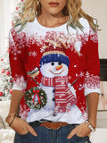 Weit Weihnachten Gestrickt T-Bluse