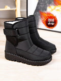 Unisex High-top Lightweight Warm and Waterproof Snow Boots