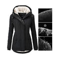 Women's Parka Street Fall Winter Long Coat Windproof Warm 3 in 1 Loose Casual Sports Jacket Long Sleeve Solid Color Zipper Purple Blushing Pink  Waterpoof  Daily Wear Down  Parkas  Lined