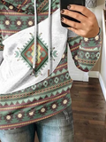 Loose Hoodie Ethnic Sweatshirts