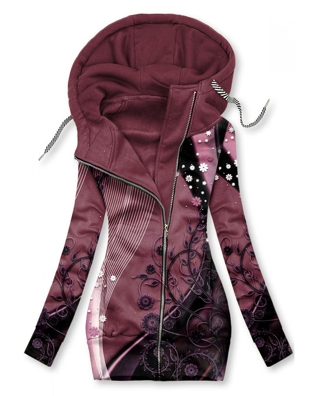 Women's Casual Zip Hoodie-1028-03