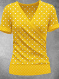 Women's Vintage Polka Dot Top