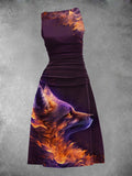 Women's Fox Artistic  Maxi Dress